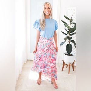 SUCH A DELIGHT MODEST RUFFLE SKIRT